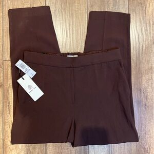 NWT Aritiza Babaton Conan Cropped Pants in Coffee Bean
